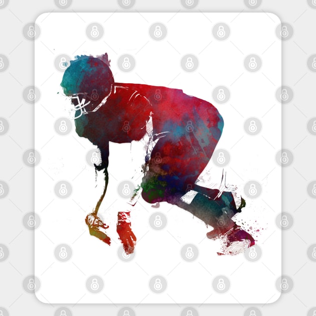 American football player #football #sport Sticker by JBJart